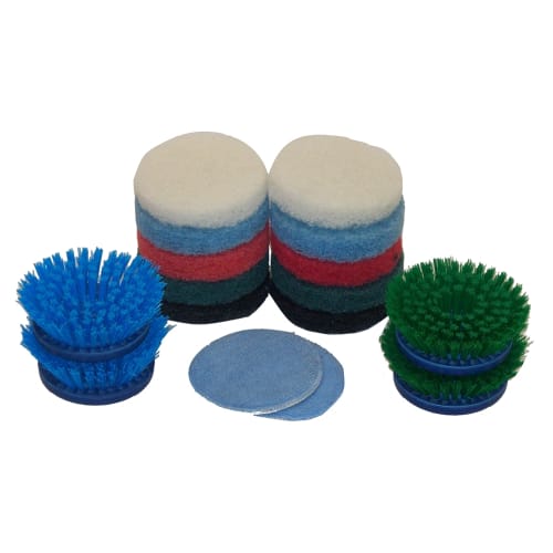 Bissell Commercial® Caddy Clean Kit, 10 Mixed Abrasive Pads (2 each, Blue, Green and Microfiber)